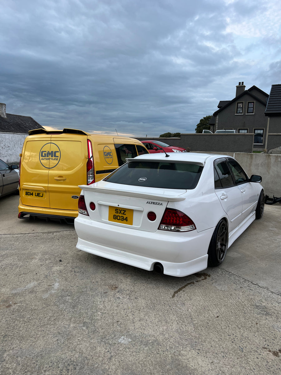 Is200 rear window spoiler and boot spoiler – GMC Autostyling