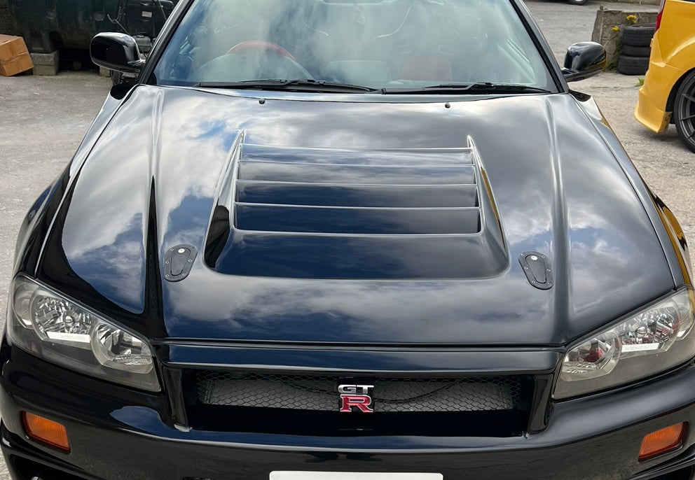 R34 GTR vented bonnet